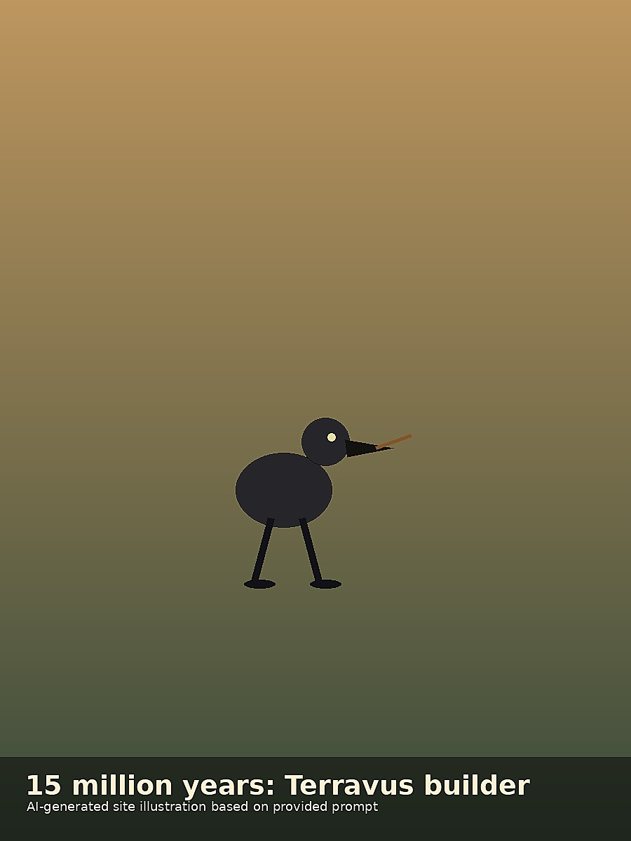 Speculative flightless future corvid