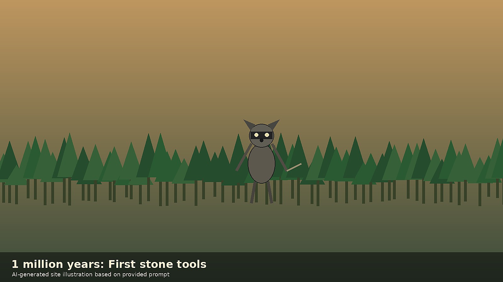 First stone tools